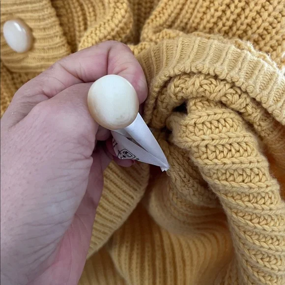 Sezane Lucas Jumper in Yellow Size S - Picture 5 of 5